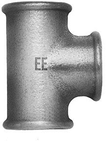 Odlewnia Zawiercie Trójnik nakrętny ocynk B1 - 6/4" x 5/4" x 5/4" [15]