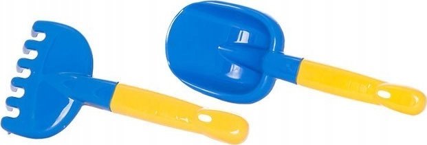Hemar Zestaw Do Piasku Grabki Łopatka Dwukolorowe 2 ele. Mix