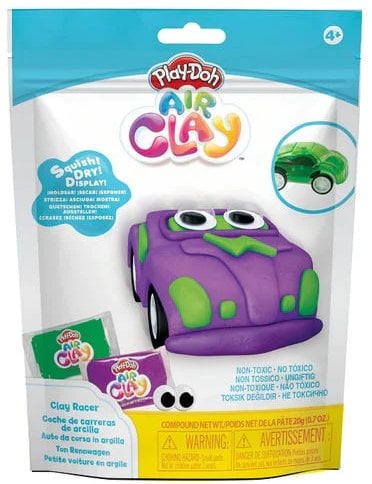 CRK PLAY DOH AIR CLAY RACERS ASSORT