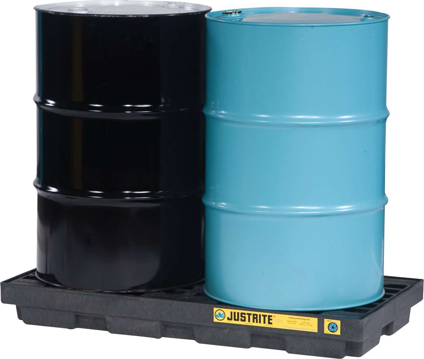 Topserw Paleta wychwytowa na 2 beczki o pojemności 90 l, wym. 1245 x 635 x 140 mm