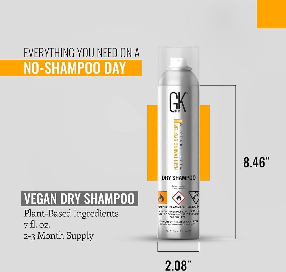 GK HAIR (Global Keratin) Global Keratin, Global Keratin, Hair Dry Shampoo, For Volume, 332 ml For Women