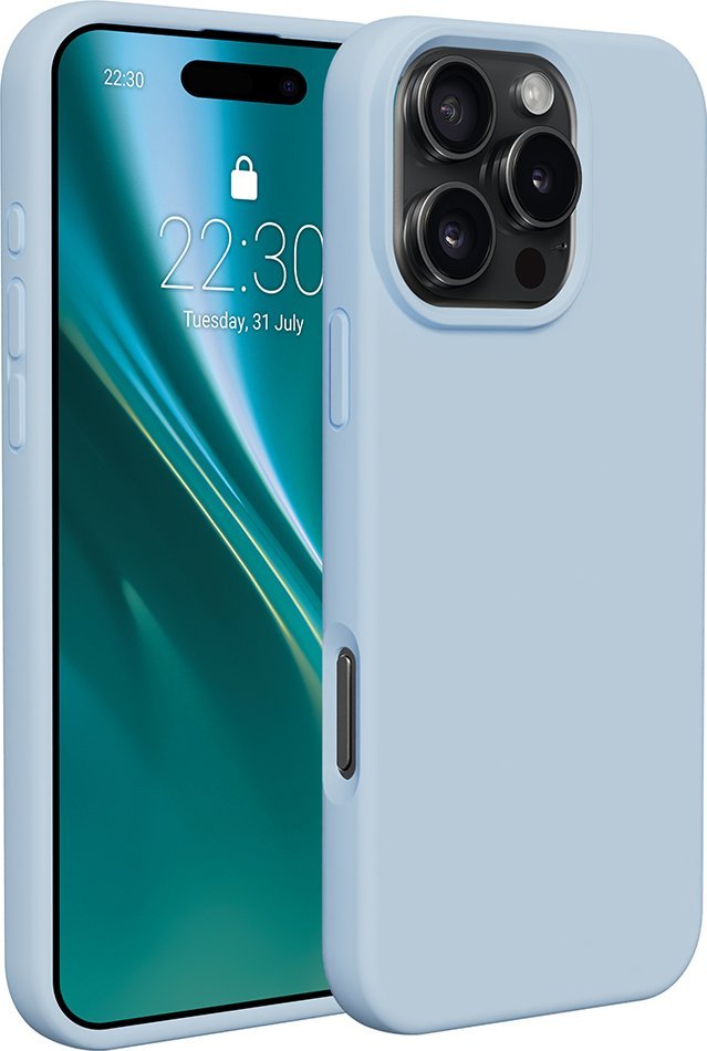 Etteri Nakładka Etteri Silicone Case do iPhone 16 Pro Max 6,9" jasnoniebieska
