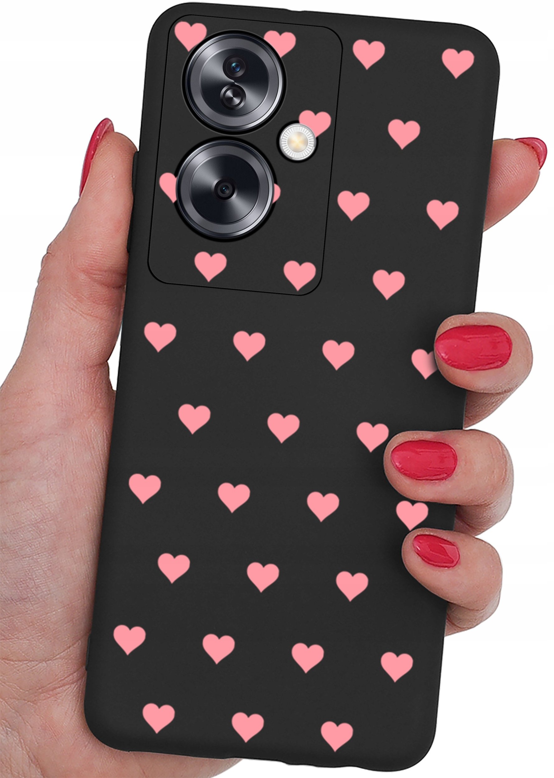 ETUI do Oppo A79 5G CASE WZORY SOFT MATT PLECKI + SZKŁO OCHRONNE 9H