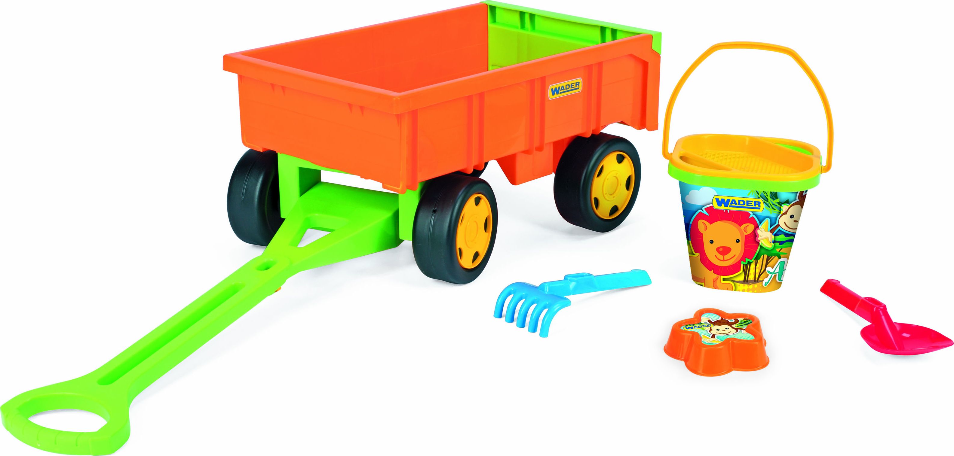 Wader Wózek-Przyczepa z kompletem do piasku (10952)