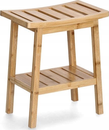 Zeller Stołek łazienkowy z półeczką, 40 x 25 x 46 cm