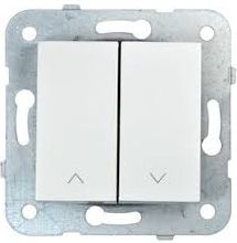 Viko Przycisk żaluzjowy Karre 2-klawiszowy biały (90963616)