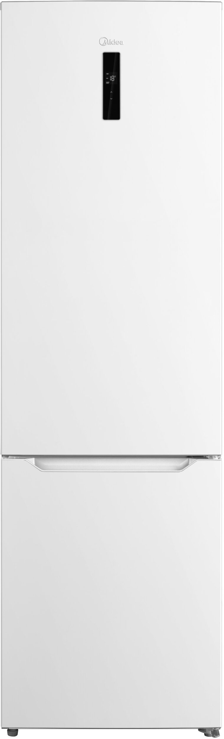 Midea Refrigerator | MDRB489FGE01O | Energy efficiency class E | Free standing | Combi | Height 201 cm | No Frost system | Fridge net capacity 247 L |