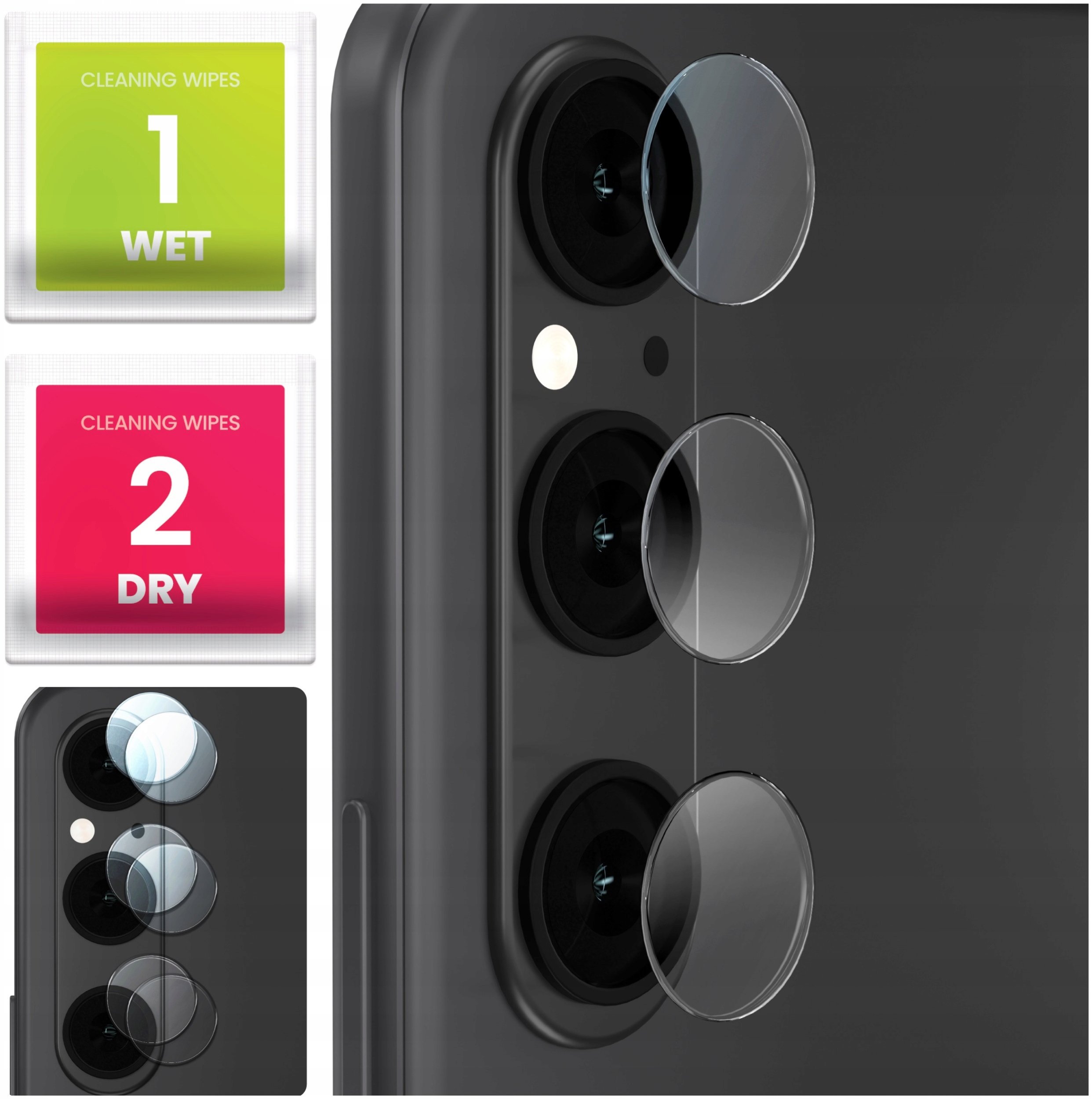 2-PAK Szkło Na Aparat Do Sony Xperia 1 VI (Hartowane, Na Obiektyw, 9H)