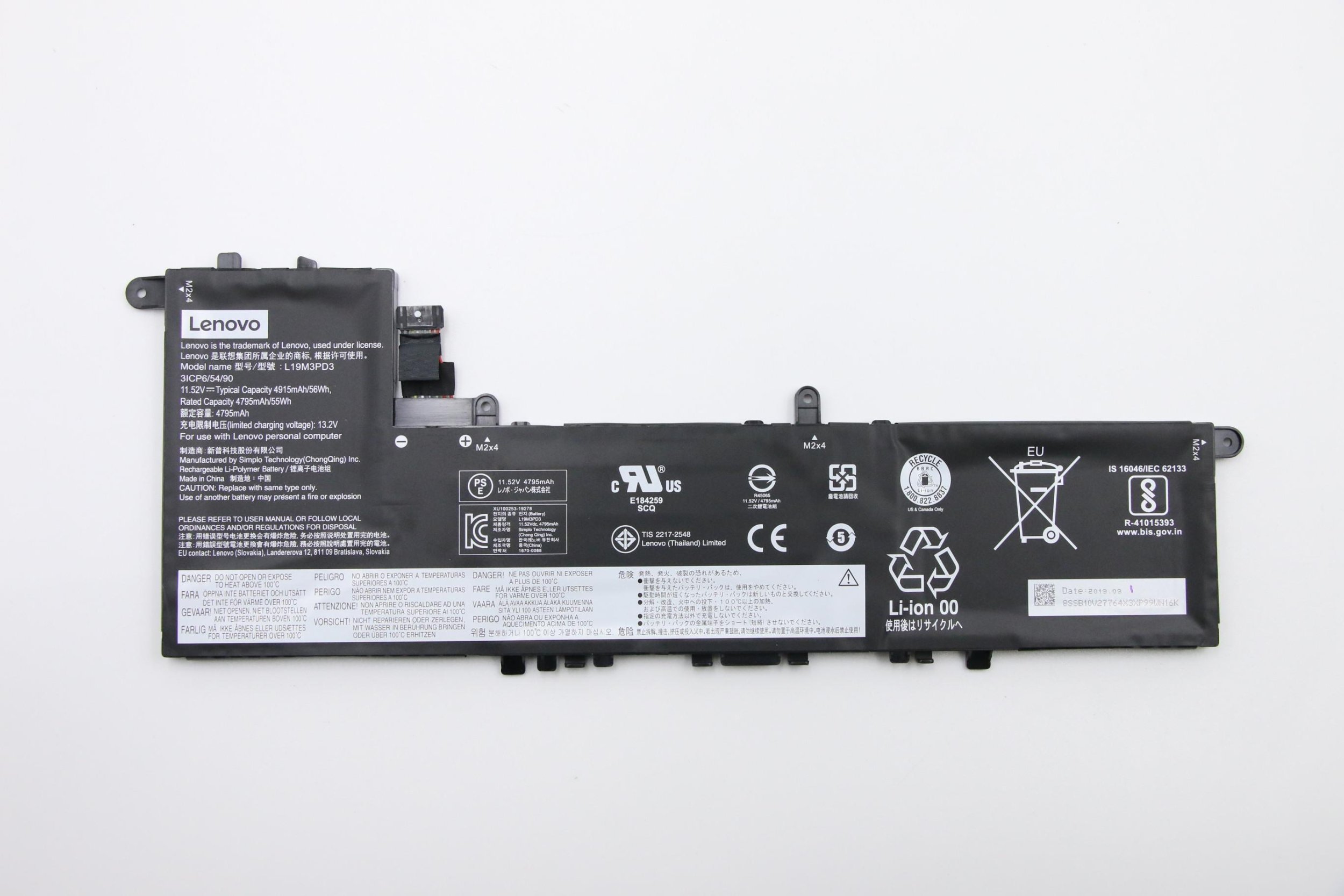 Bateria Lenovo 5B10V27761 części zamienne do laptopów Bateria