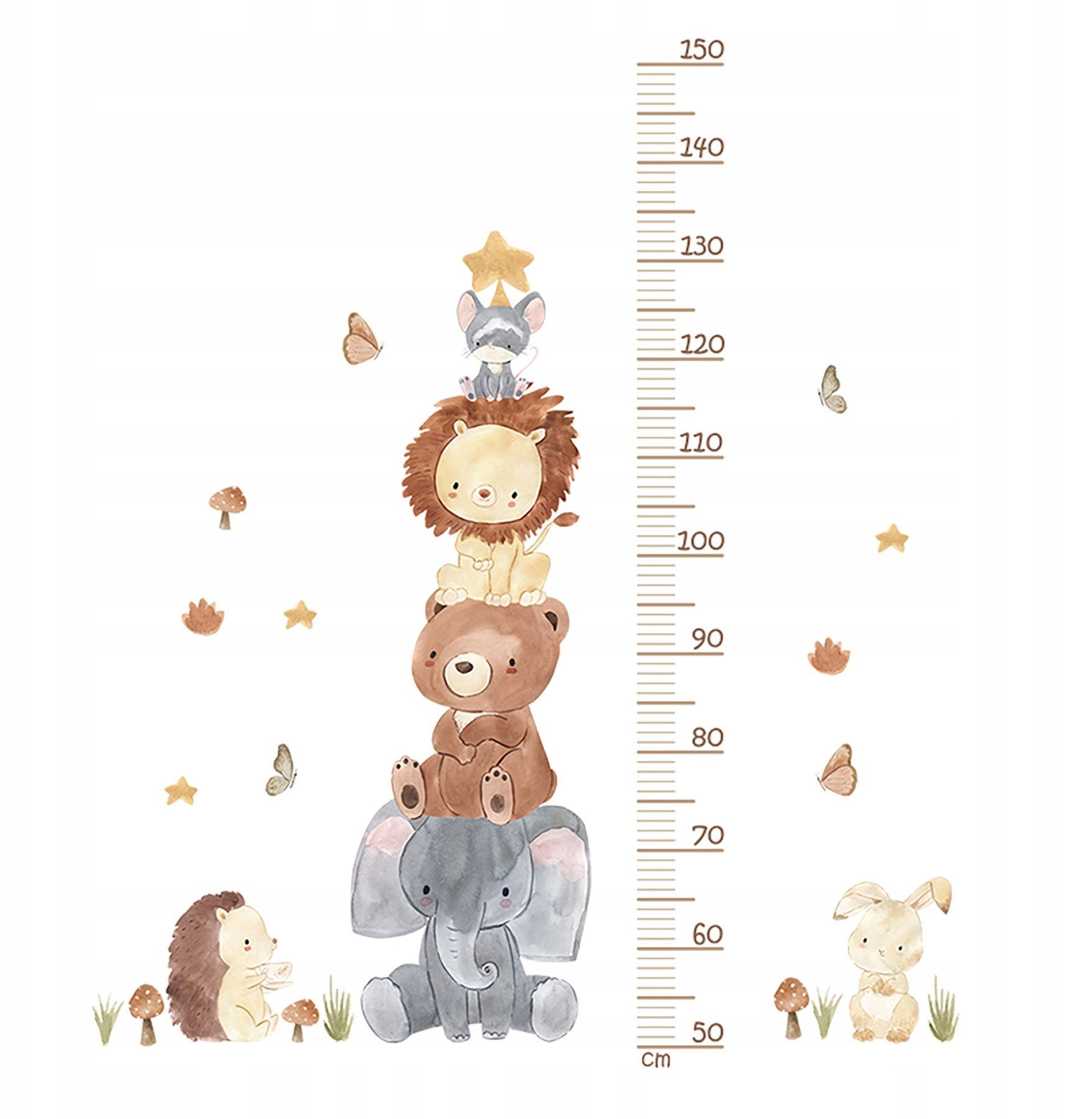 ROOM Decor SIPO-WS63043 NAKLEJKI NA ŚCIANĘ PIRAMIDA ZWIERZĘ