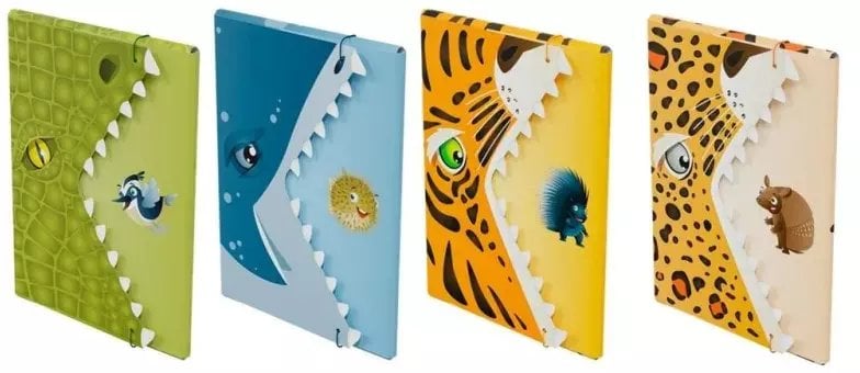 Teka Teczka A4 z gumk± szczęka MIX (12szt)