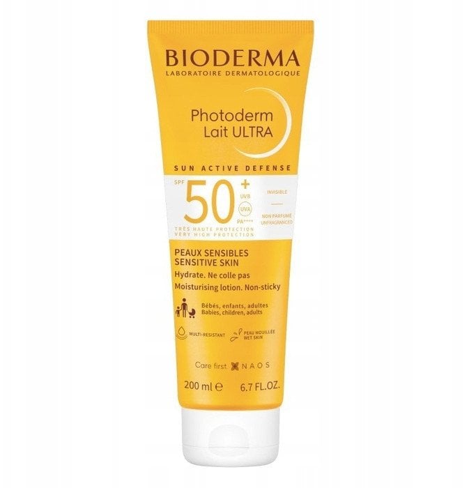 apsauginis deginimosi pienelis kūnui Bioderma Photoderm Ultra Milk Spf50 200ml