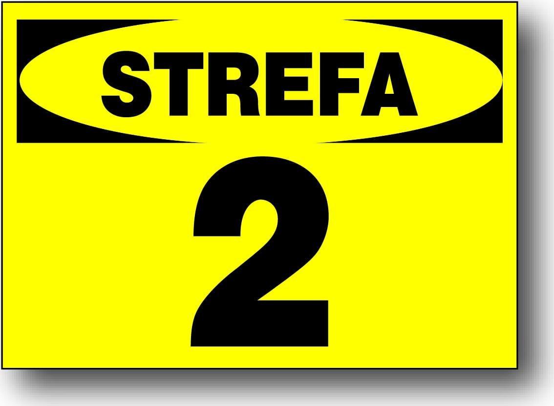 Mój dom Szw-2 Znak Tablica - 2 Strefa Zagrożenia Wybuchem