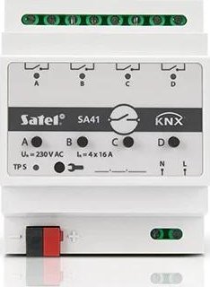 Satel SATEL KNX 4-kanałowy aktor przełączający KNX-SA41