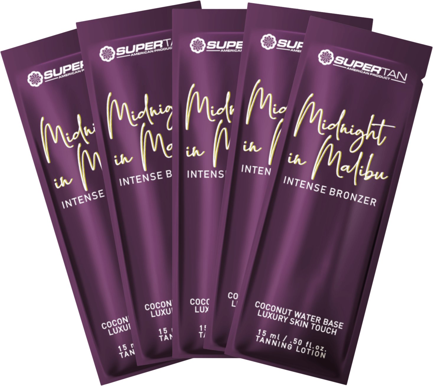Supertan Midnight in Malibu Mocny Bronzer Do Opalania x5szt 15ml
