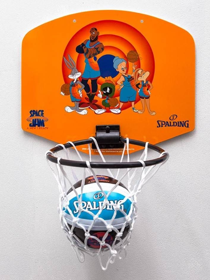 Spalding Tablica do koszykówki Mini Space Jam Tune Squad pomarańczowa 79006Z (T3209)