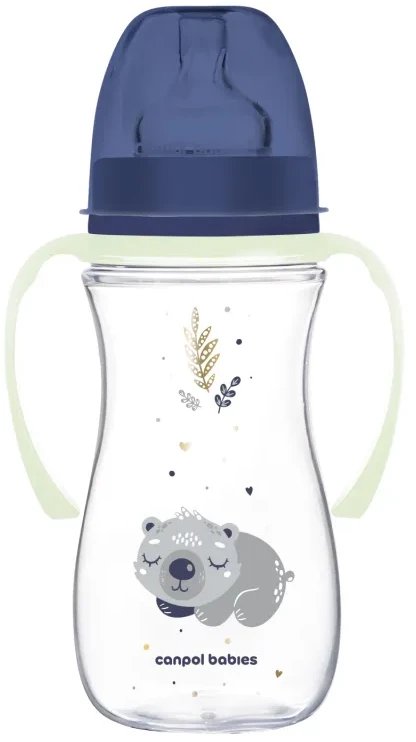Butelka 300 ml z uchwytami Sleepy Koala niebieski 35/238 Canpol babies