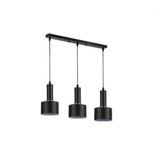 Oprawa wisząca E27 Tema x3 czarna