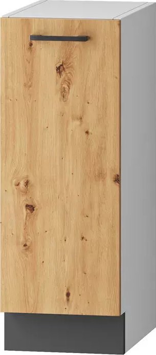 Elior Dolna szafka kuchenna z jednym frontem dąb artisan - Rimer 4X 30 cm