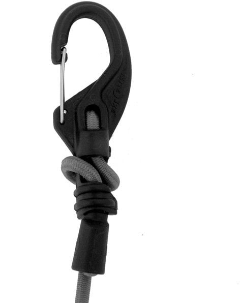 Nite Ize KnotBone elastyczny trok mocujący #5 lina szaro-czarny