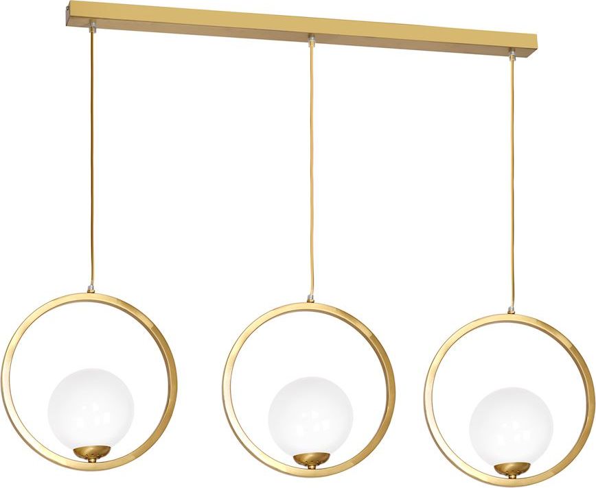 Lampa wisząca Milagro Lampa wisząca złota do salonu Milagro VIENNA MLP5574