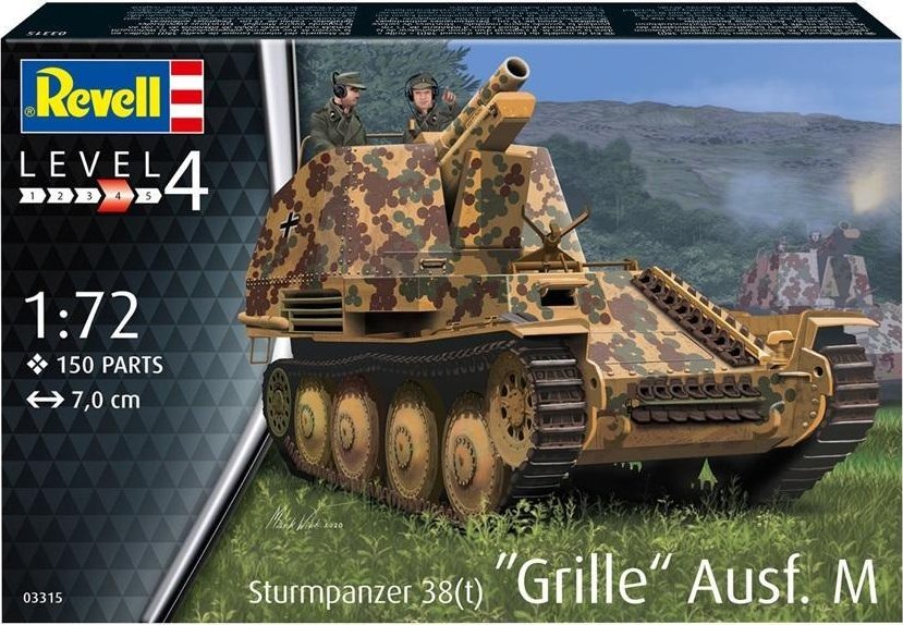 Revell Pojazd 1:72 Sturmpanzer 38(t) Grille Ausf. M
