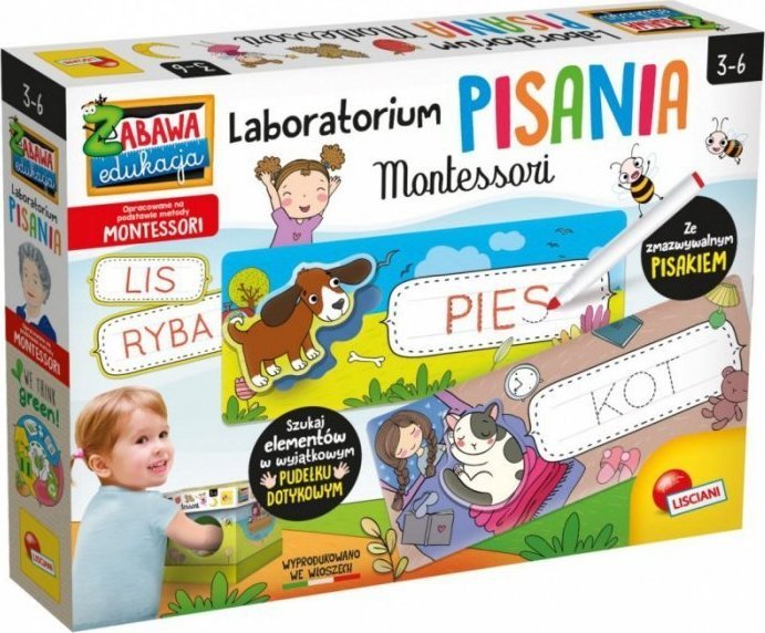Lisciani Montessori. Laboratorium pisania