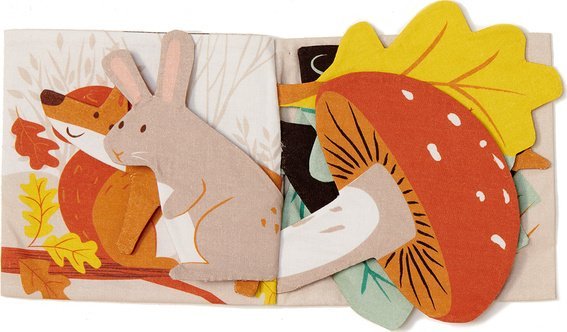 ThreadBear Design Miękka książeczka aktywnościowa sensoryczna Thread Bear Design