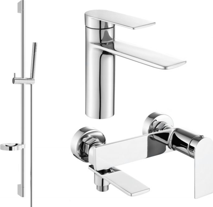 Mexen Mexen Zero DS70 zestaw wannowy, chrom - 71103DS70-00