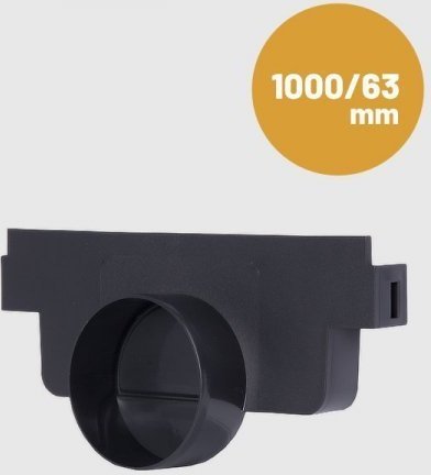 UN SYSTEM 1000*63 ZAÅLEPKA LEWA - ODPÅYW