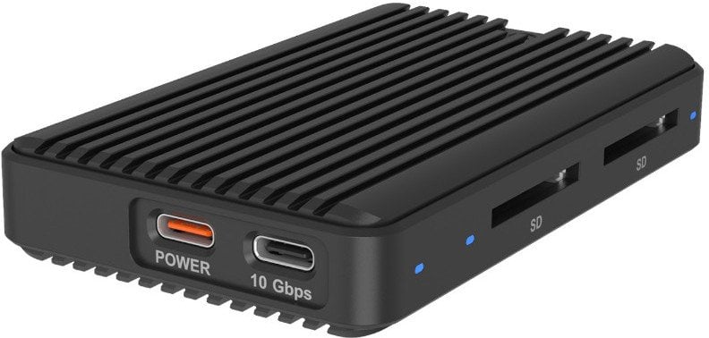 ICY BOX IB-CR602M-C31 M.2 NVMe/SATA SSD case with cardreaderr 2x SD 4.0