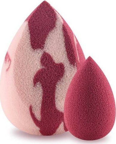 Boho Beauty Zestaw 2 Gąbki do Makijażu Pinky Berry Medium Cut z Mini Berry