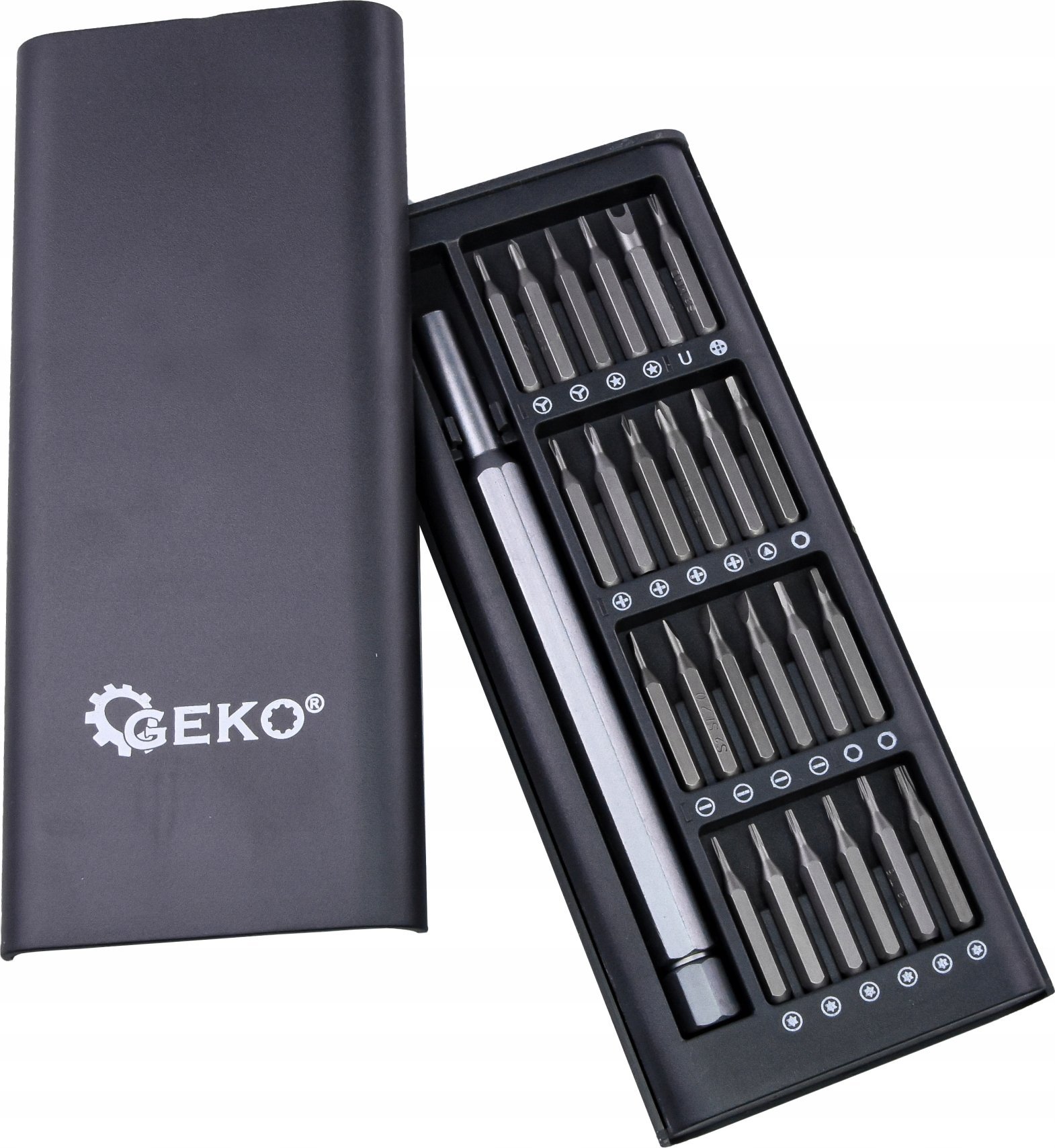 Geko Zestaw wkrętaków precyzyjnych 24w1 S2 (100)