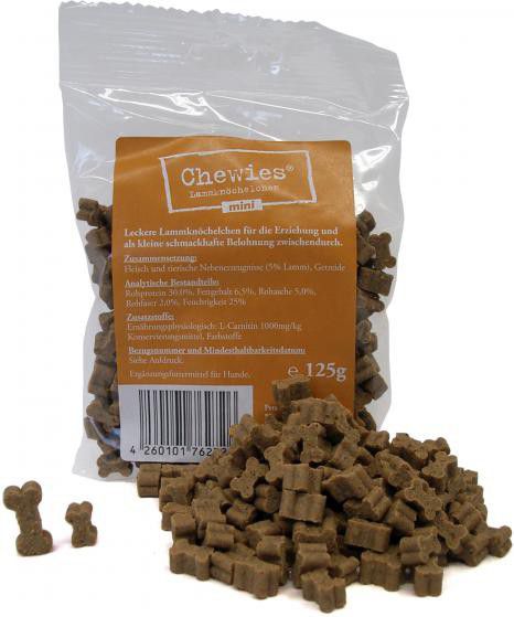 Chewies Kosteczki Jagnięce MINI 125g
