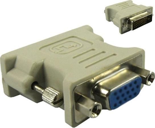 Adapter AV MicroConnect DVI-D - D-Sub (VGA) biały (MONCJ)