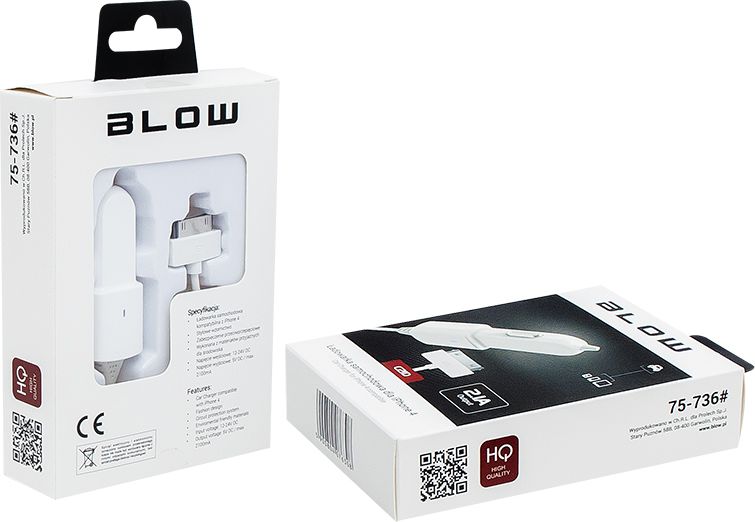 Ładowarka Blow Jednoczęściowa 2.1 A (5900804076308)