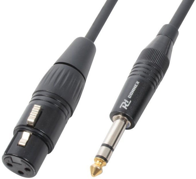 Kabel XLR (f) - Jack 6,3 stereo 1,5m one size