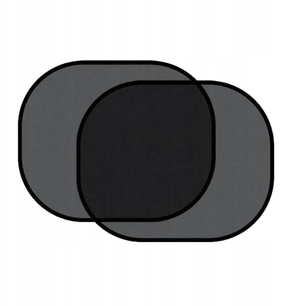 Osłona przeciwsłoneczna do samochodu z przyssawkami na szyby tylne czarna
