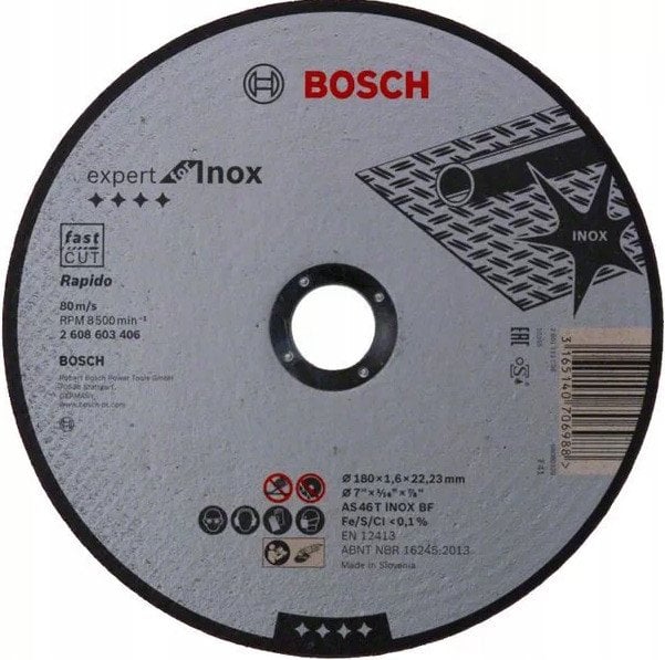 TARCZA TNĄCA MPP INOX 180X1,6MM PR