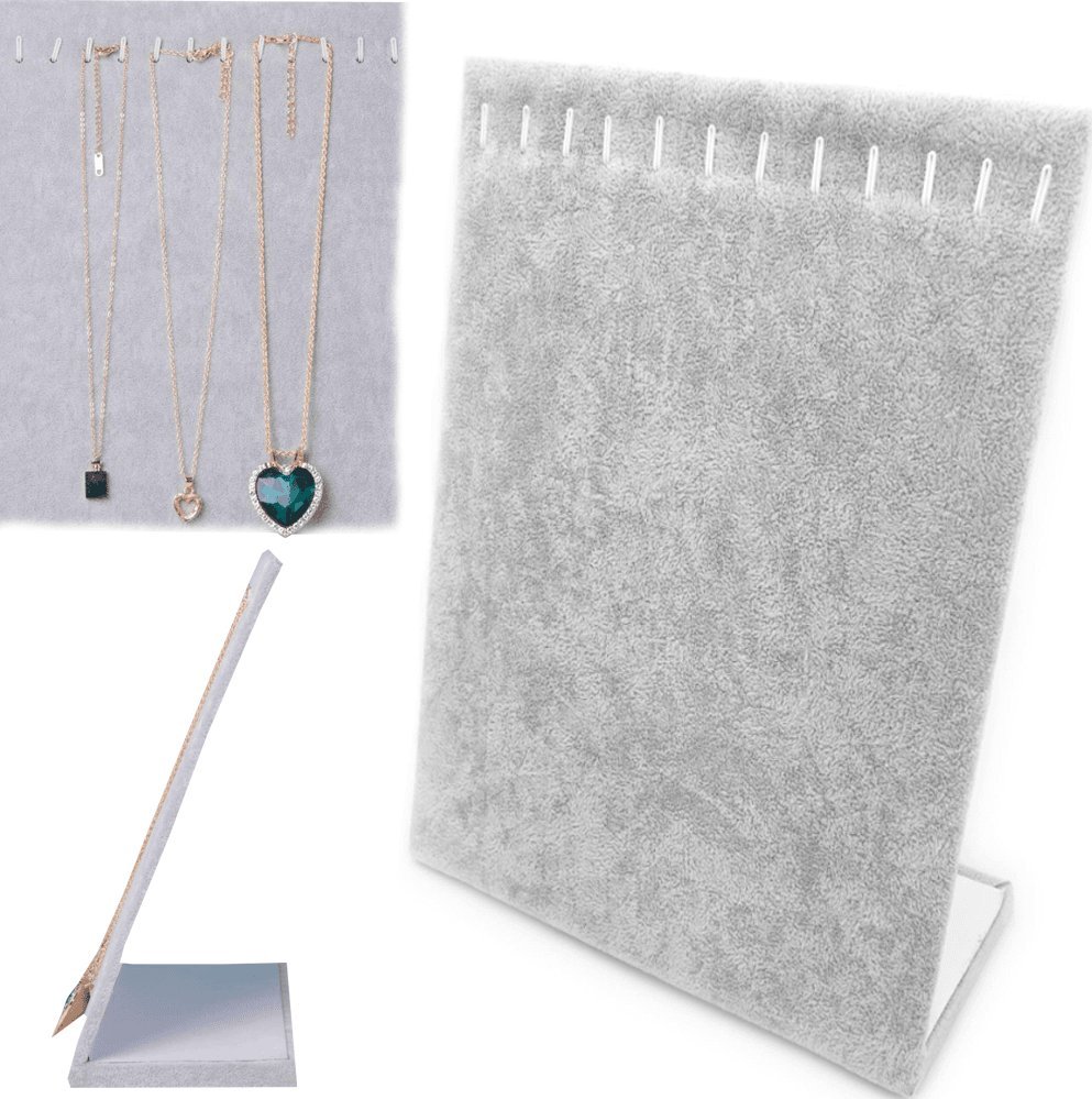 Korbi EKSPOZYTOR STOJAK BIŻUTERIĘ BRANSOLETKI SZARY D8