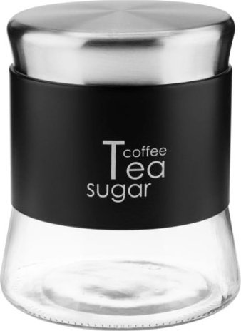 Galicja Pojemnik na przyprawy czarny szklany 750 ml