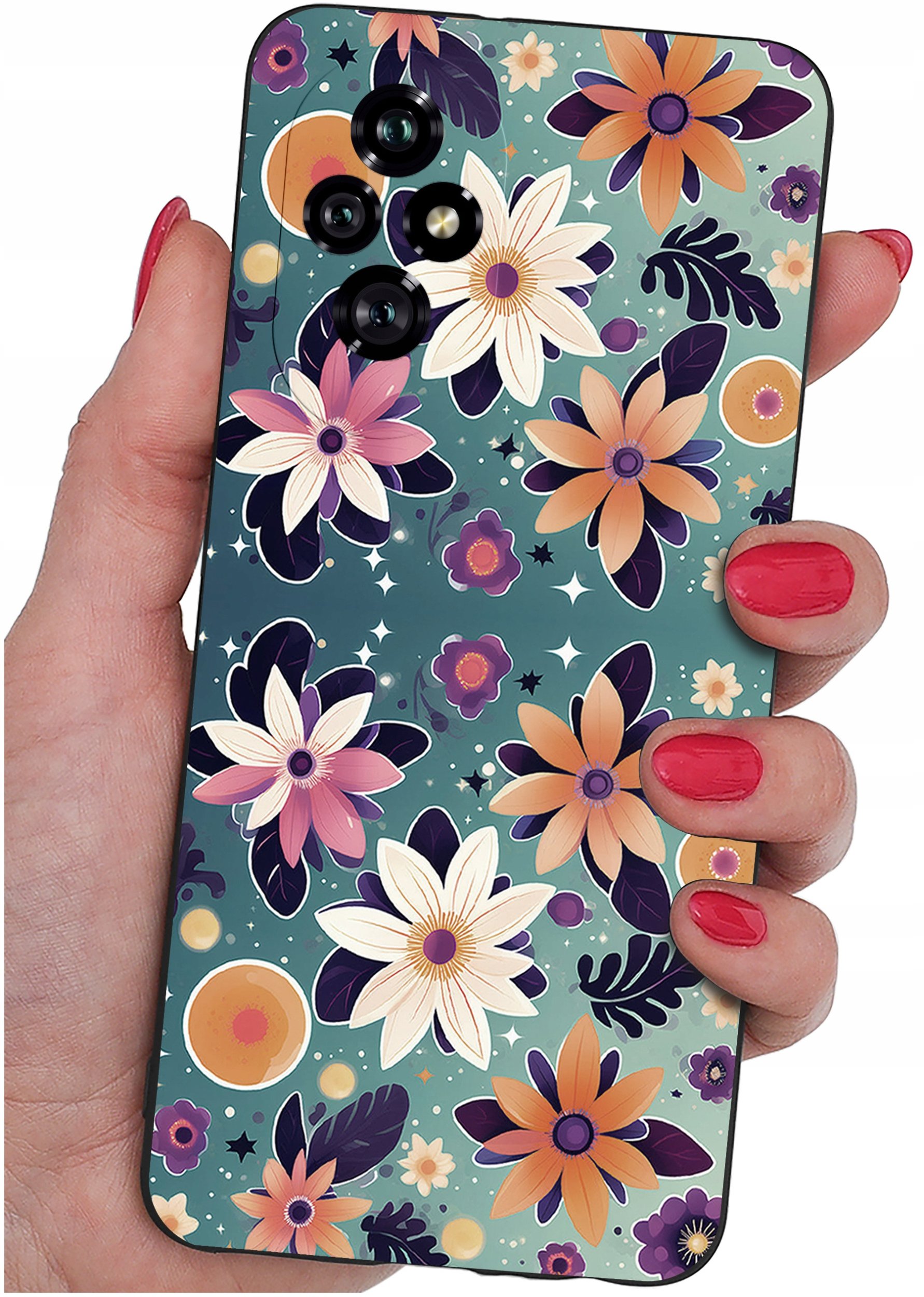 ETUI do Honor 200 5G | WZORY | SILIKONOWE MATT CASE + SZKŁO 9H