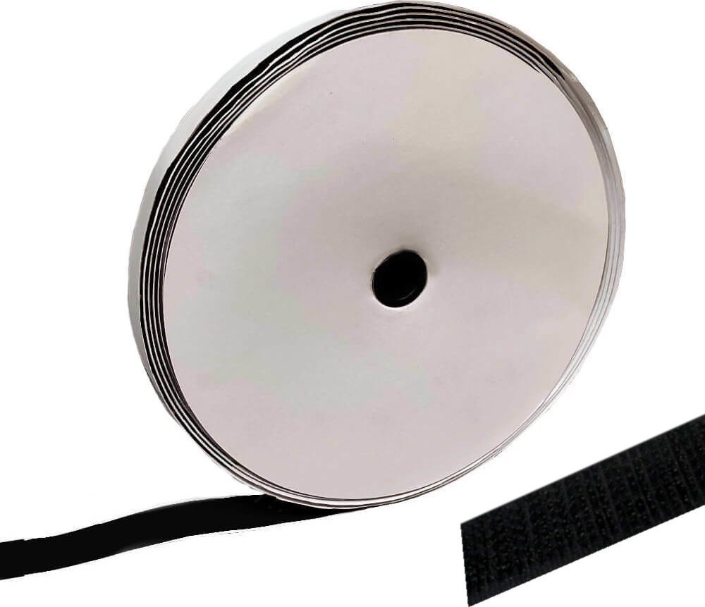 Stamal Taśma rzep z klejem samoprzylepna 30mm haczyk 25m