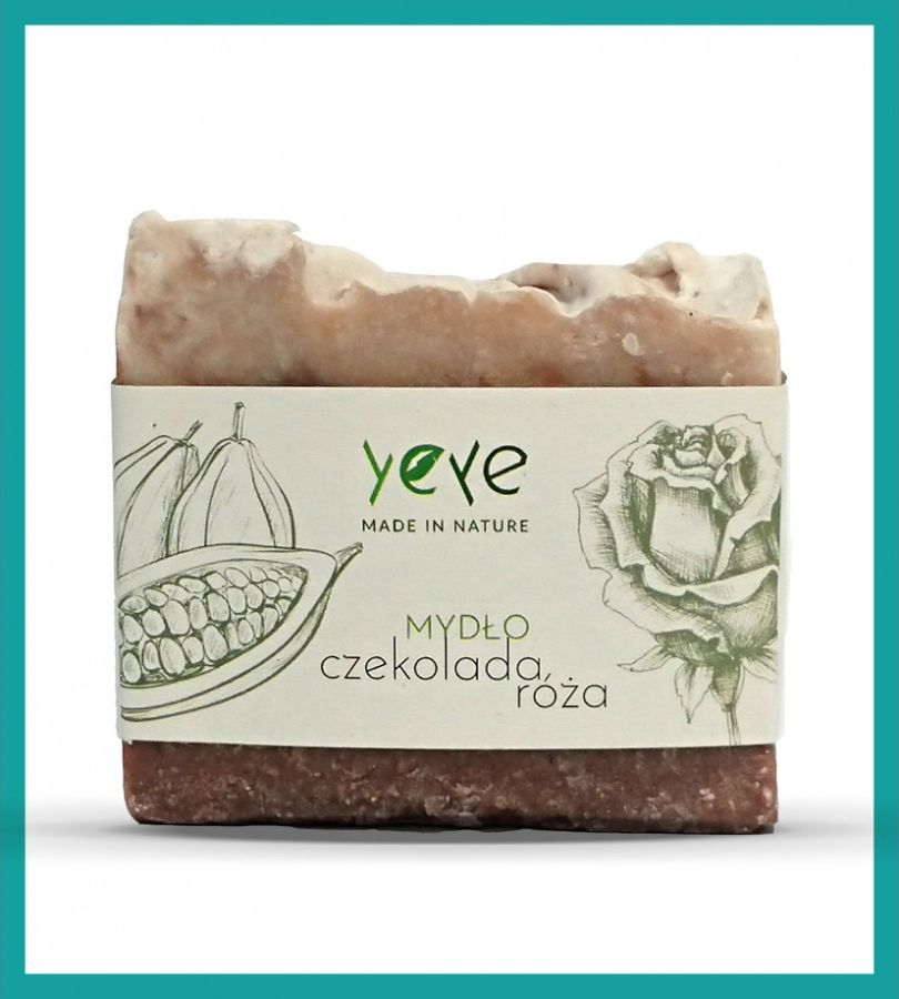 Yeye Mydło w kostce Czekolada i róża 105g