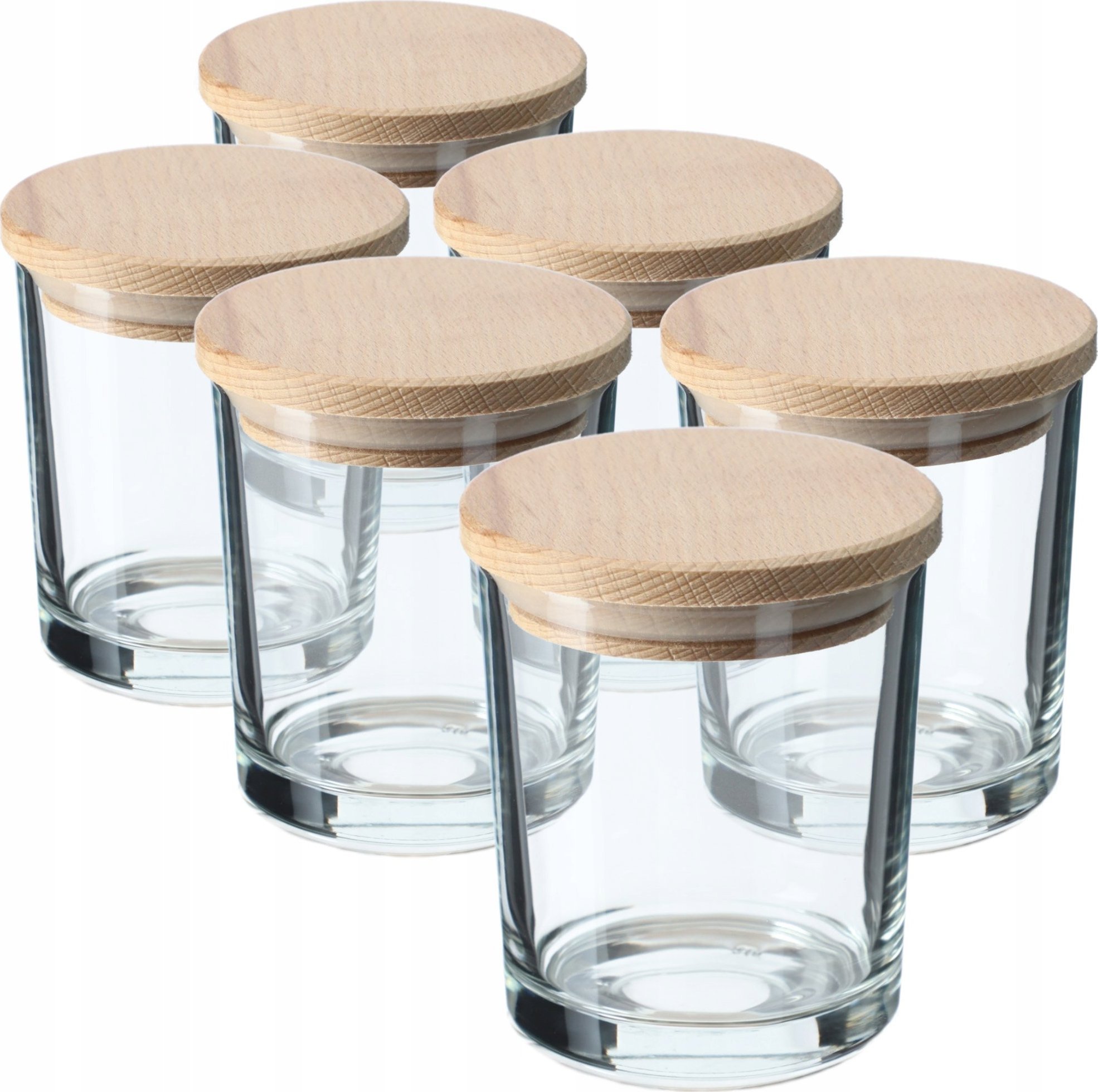 Kadax 6x KADAX Pojemnik Szklany 245ml Na Przyprawy Słoik