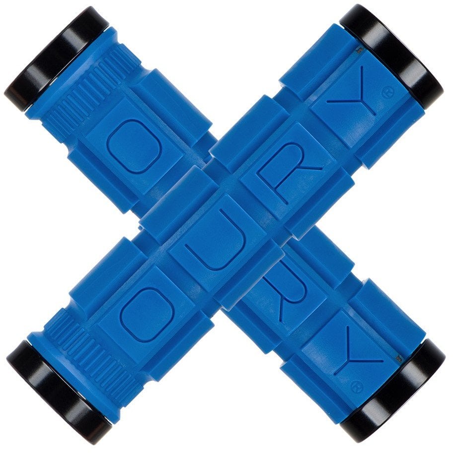 Chwyty kierownicy LIZARDSKINS Dual-Clamp Lock-On OURY - Blue