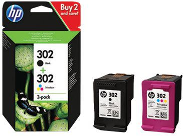 Tusz HP Toner Ink/302 Cart Combo 2-Pack (X4D37AE)