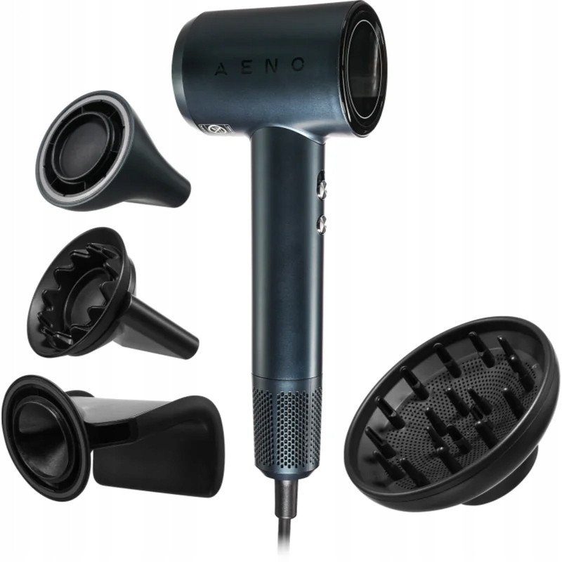 AENO HD3 Suszarka do włosów 1500W LCD 6+ trybów 110000 RPM Granatowa