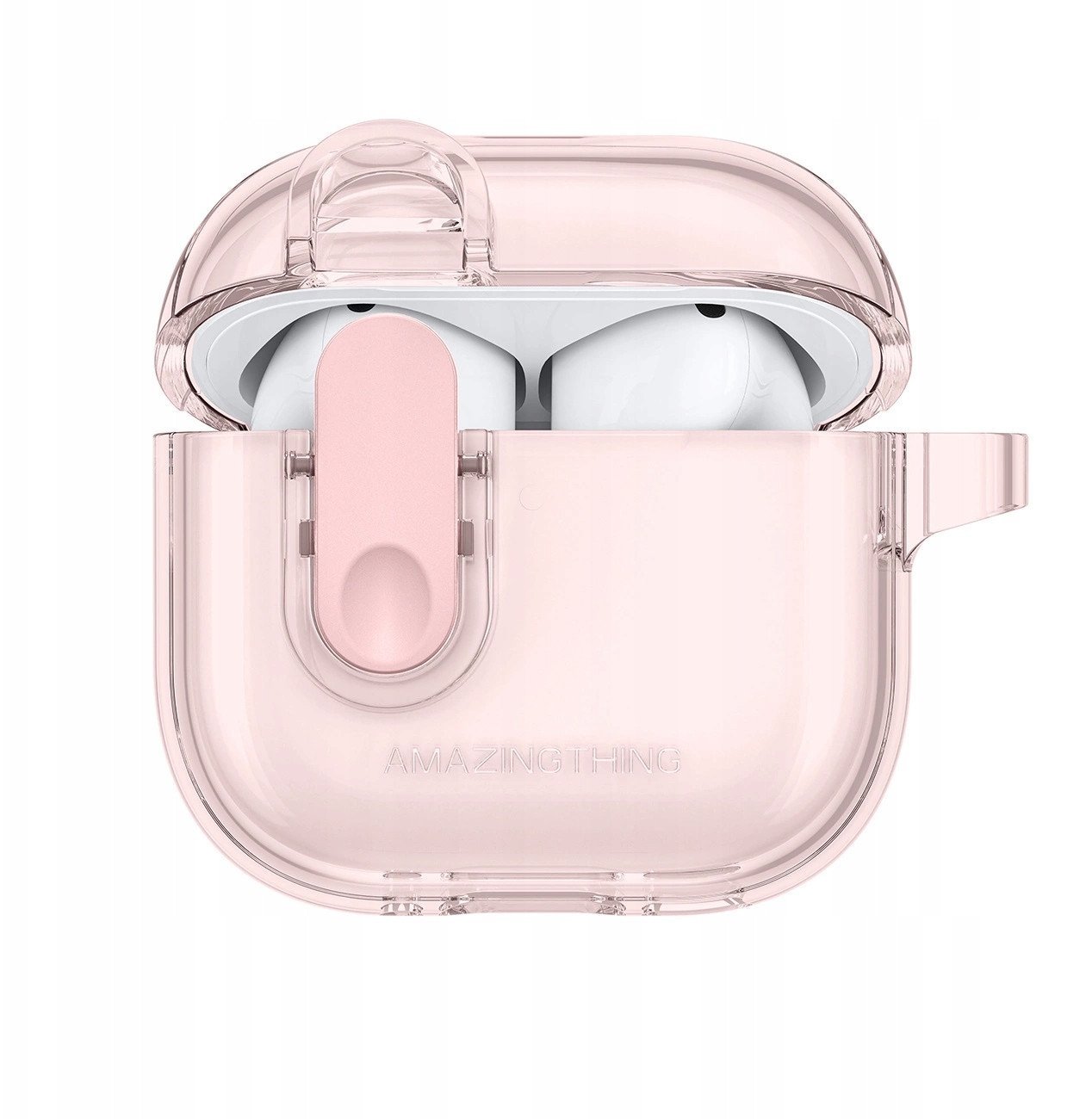 Etui AMAZINGTHING Minimal Case do AirPods 4 – różowe