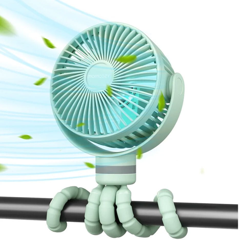 Momcozy PORTABLE STROLLER FAN GREEN